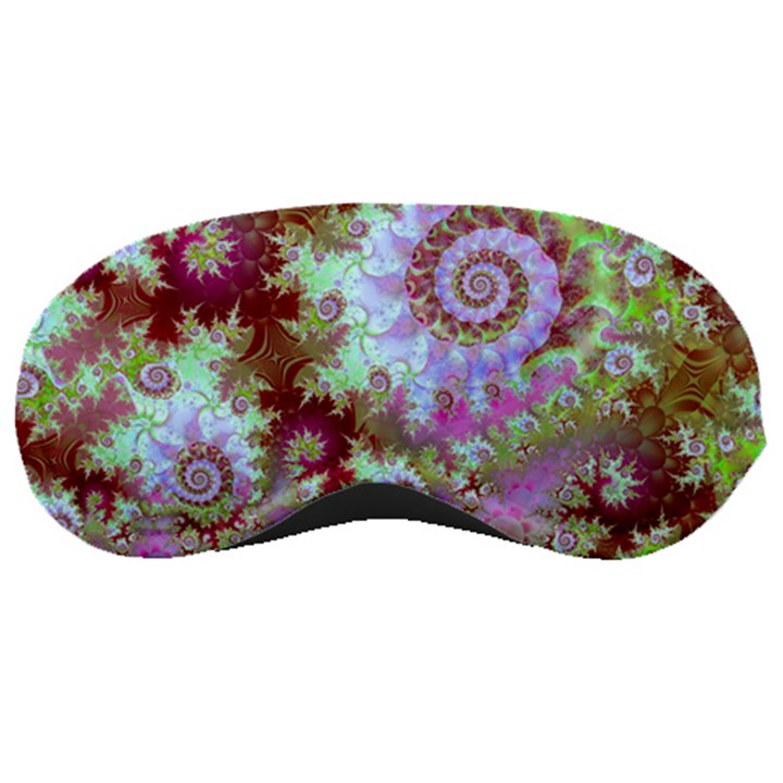 Raspberry Lime Delight, Abstract Ferris Wheel Sleeping Mask