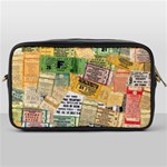 Retro Concert Tickets Travel Toiletry Bag (One Side) Front