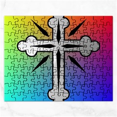 Cross Jigsaw Puzzle (rectangle) by Siebenhuehner