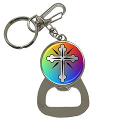 Cross Bottle Opener Key Chain by Siebenhuehner