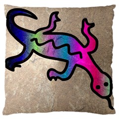 Lizard Large Cushion Case (single Sided)  by Siebenhuehner