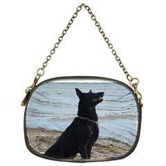 Black German Shepherd Chain Purse (one Side) by StuffOrSomething