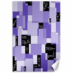 Purple Pain Modular Canvas 20  X 30  (unframed) by FunWithFibro