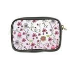 Pink whimsical flowers on pink Coin Purse Back