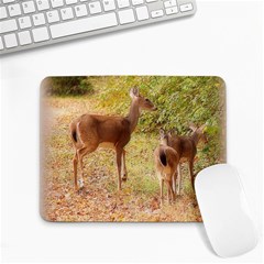 Deer In Nature Small Mouse Pad (rectangle) by uniquedesignsbycassie