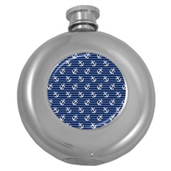 Boat Anchors Hip Flask (round) by StuffOrSomething