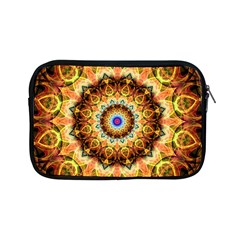 Ochre Burnt Glass Apple Ipad Mini Zippered Sleeve by Zandiepants