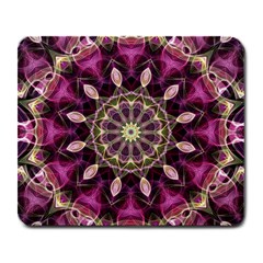 Purple Flower Large Mouse Pad (rectangle) by Zandiepants