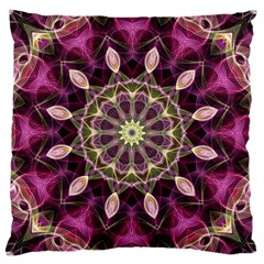 Purple Flower Large Cushion Case (single Sided)  by Zandiepants