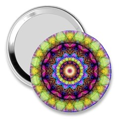 Rainbow Glass 3  Handbag Mirror by Zandiepants