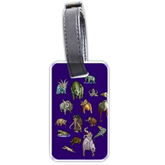 Dino Family 1 Luggage Tag (one Side) by Rbrendes