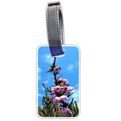 Pink Flower Luggage Tag (one Side) by Rbrendes