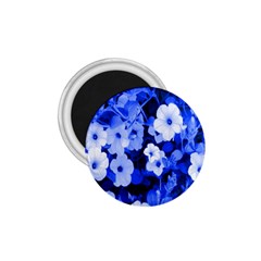 Blue Flowers 1 75  Button Magnet by Rbrendes