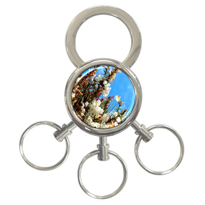 Australia Flowers 3-Ring Key Chain