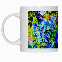 The Neon Garden White Coffee Mug by rokinronda