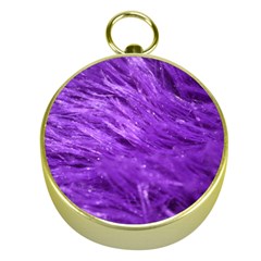 Purple Tresses Gold Compass by FunWithFibro