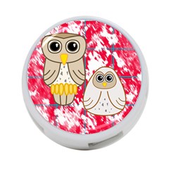 Two Owls 4-port Usb Hub (two Sides) by uniquedesignsbycassie