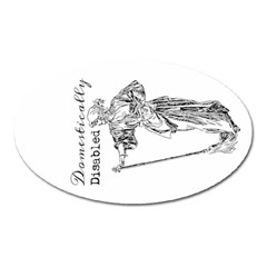 Domestically Disabled Magnet (oval) by StuffOrSomething