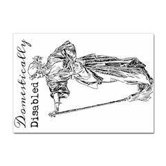 Domestically Disabled A4 Sticker 100 Pack by StuffOrSomething