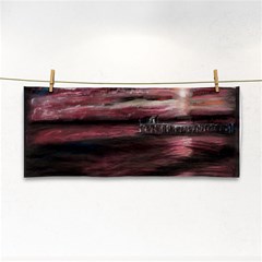 Pier At Midnight Hand Towel by TonyaButcher