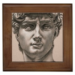 David Framed Ceramic Tile by TonyaButcher