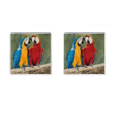 Feathered Friends Cufflinks (square) by TonyaButcher