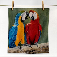 Feathered Friends Face Towel by TonyaButcher