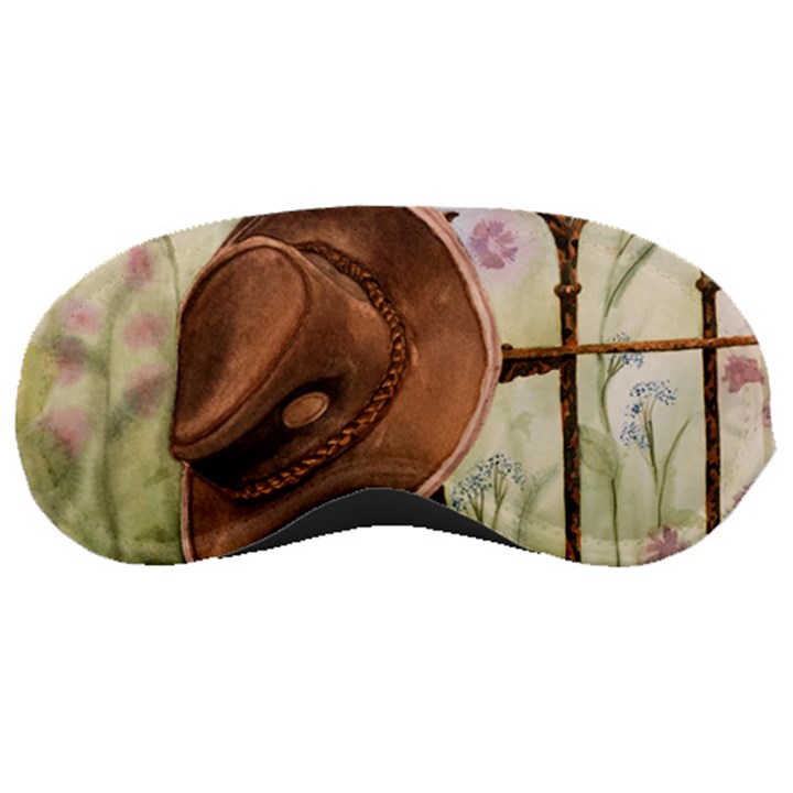 Hat On The Fence Sleeping Mask