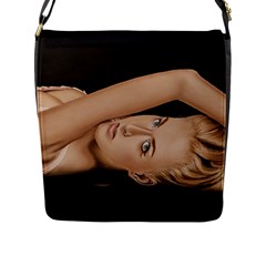 Alluring Flap Closure Messenger Bag (large) by TonyaButcher