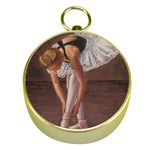 Ballerina Gold Compass Front