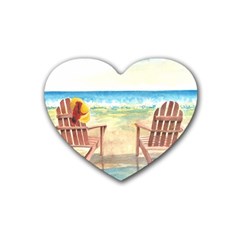 Time To Relax Drink Coasters (heart) by TonyaButcher