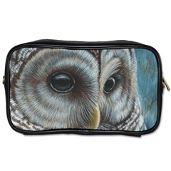 Barred Owl Travel Toiletry Bag (one Side) by TonyaButcher