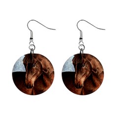 Midnight Jewel  Mini Button Earrings by TonyaButcher