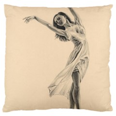 Graceful Dancer Large Cushion Case (single Sided)  by TonyaButcher