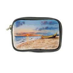 Sunset Beach Watercolor Coin Purse by TonyaButcher