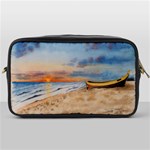 Sunset Beach Watercolor Travel Toiletry Bag (One Side) Front