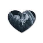 Equine Grace  Drink Coasters (Heart) Front