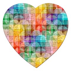 Circles Jigsaw Puzzle (heart) by Lalita