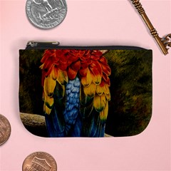 Preening Coin Change Purse by TonyaButcher