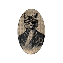 Harlequin Cat Sticker 100 Pack (oval) by StuffOrSomething