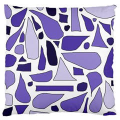 Silly Purples Large Cushion Case (single Sided)  by FunWithFibro