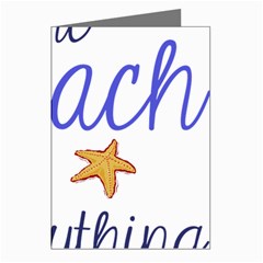 The Beach Fixes Everything Greeting Card (8 Pack) by OneStopGiftShop