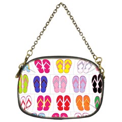 Flip Flop Collage Chain Purse (one Side) by StuffOrSomething