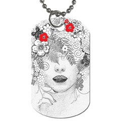 Flower Child Dog Tag (two-sided)  by StuffOrSomething