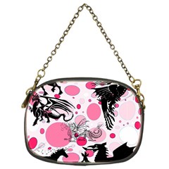 Fantasy In Pink Chain Purse (one Side) by StuffOrSomething