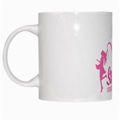 Survivor Stronger Than Cancer Pink Ribbon White Coffee Mug by breastcancerstuff