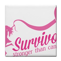 Survivor Stronger Than Cancer Pink Ribbon Face Towel by breastcancerstuff