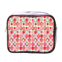 Far Out Geometrics Mini Travel Toiletry Bag (one Side) by StuffOrSomething