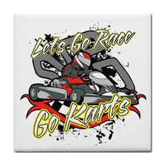 Lets Race Go Karts Face Towel by MegaSportsFan