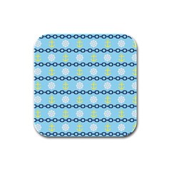 Anchors & Boat Wheels Drink Coasters 4 Pack (square) by StuffOrSomething